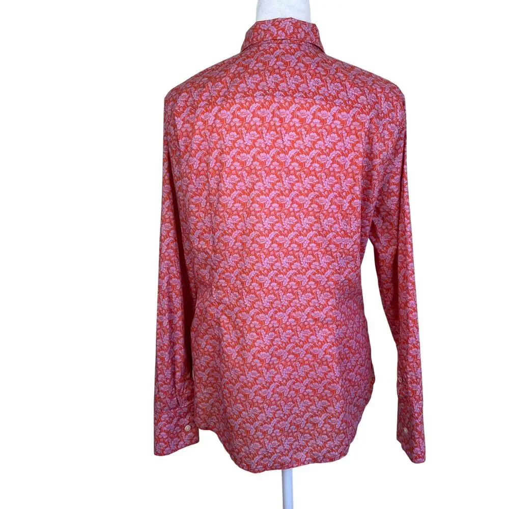 J. Crew Liberty Fabric Slim-Fit Button-down Shirt in Toutouayette Fabric Red - Picture 9 of 16